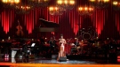 Samara Joy performs at the 65th annual Grammy Awards on Sunday, Feb. 5, 2023, in Los Angeles. (AP Photo/Chris Pizzello)