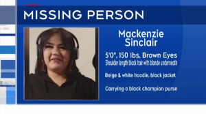 Mackenzie's family has since filed a missing person report and has reached out to the Bear Clan Patrol for help. (Source: CTV News)