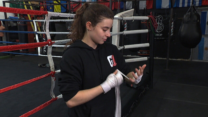 Talia Birch, 17, only started boxing two years ago, but now the undefeated champ is preparing for the Canada Games. 