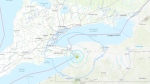 An earthquake struck near Buffalo, N.Y. on Feb. 6, 2023. (United States Geological Survey)