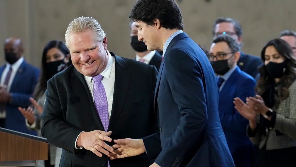 Trudeau, Ford 