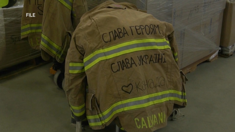 Lethbridge man supports Ukraine first responders