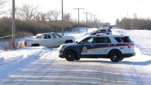 Saskatoon Police Service (SPS) is investigating a suspicious death on Range Road 3062. (Chad Hills/CTV News)