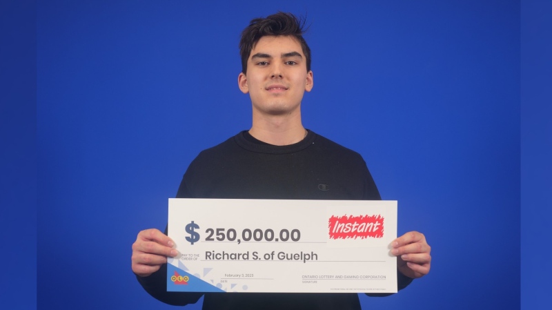 Richard Szajek from Guelph is $250,000 richer. (Submitted/OLG)