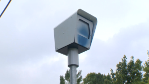 An automated speed enforcement camera in Waterloo region. (File photo/CTV Kitchener)