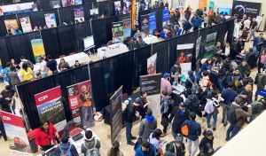Many sectors and businesses are experiencing labour shortages and that was evident in Sudbury on Tuesday. A career fair at Cambrian College was a packed house. (Alana Everson/CTV News)