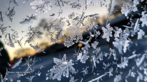 'Frosted Flakes' on a car window in Arnprior. (Kevin Hayes/CTV Viewer)
