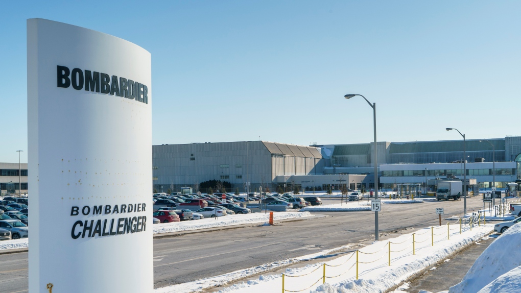 Bombardier plant in Montreal