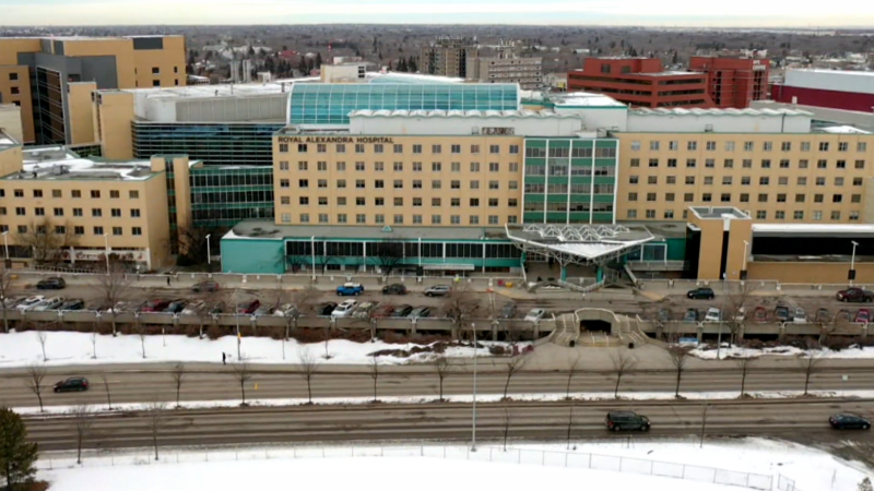 The Royal Alexandra Hospital in Edmonton, Alberta. (CTV News Edmonton)