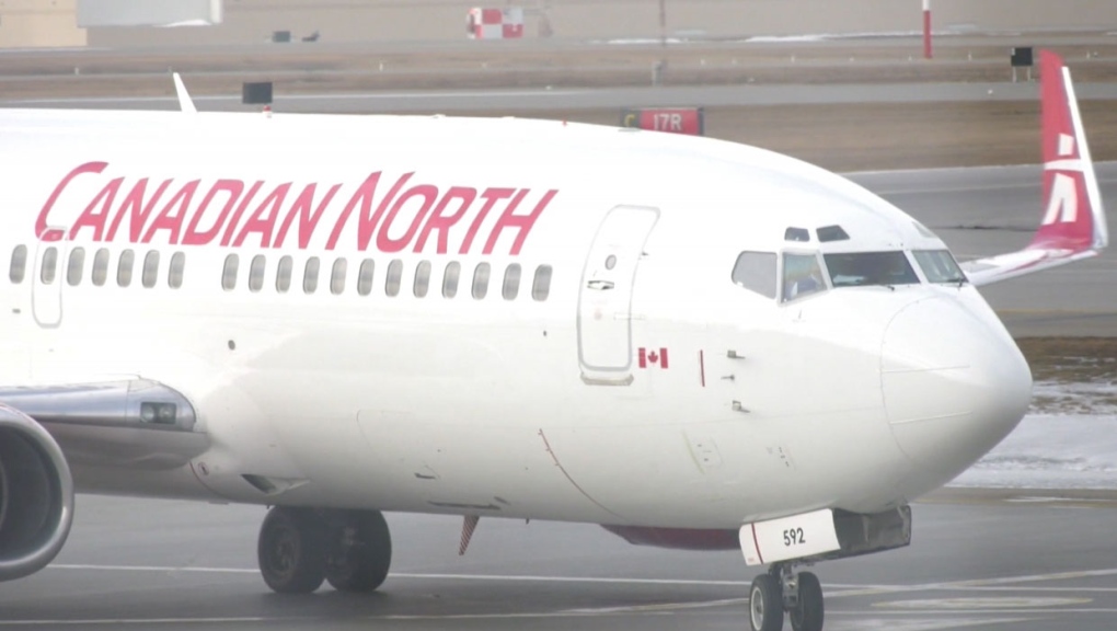 Canadian North lands in Calgary