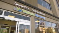 The Queen City Wellness Pharmacy in Regina's downtown is acting as a safe haven for those in need. Offering a place to warm up, and spaces for care. (Wayne Mantyka/CTV News)