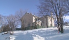 Laurentian University's President House property on Feb. 21/23. (Alex Lamothe/CTV News Northern Ontario)