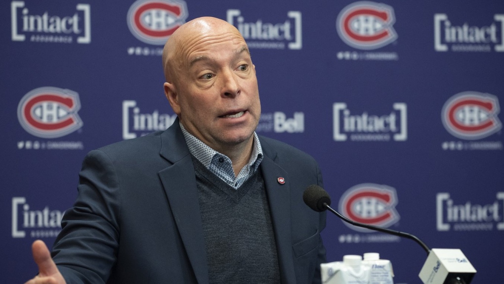Montreal Canadiens general manager Kent Hughes 