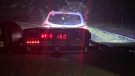 OPP say a driver was caught at 160 km/h on Highway 17 near Renfrew during a snowstorm. March 3/4, 2023. (Ontario Provincial Police/Twitter)