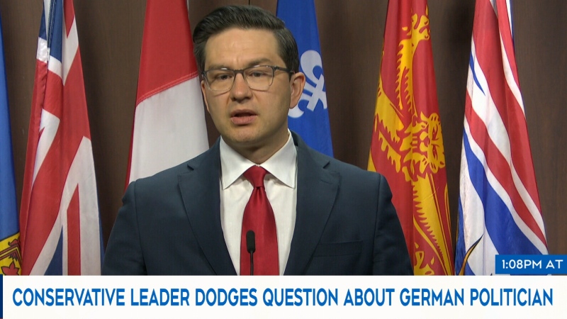 Poilievre dodges questions on Christine Anderson