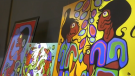 More than 1,000 alleged fraudulent artworks purported to be painted by Norval Morrisseau were seized following a decades-long investigation. (Christian D’Avino/CTV News)