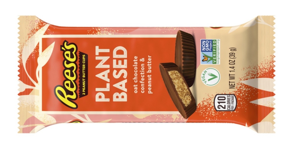 Hershey Company's plant-based Reese's cups