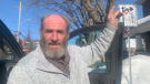 Bill Onion, the owner of Sunrise Roofing, is warning Ottawa residents of a door to door scam using his company name to scam homeowners. (Jackie Perez/CTV News Ottawa)