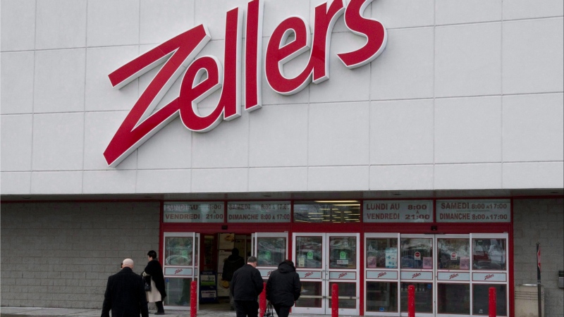 Zellers is reopening all of its Ontario locations and launching its e-commerce platform this month. THE CANADIAN PRESS/Ryan Remiorz