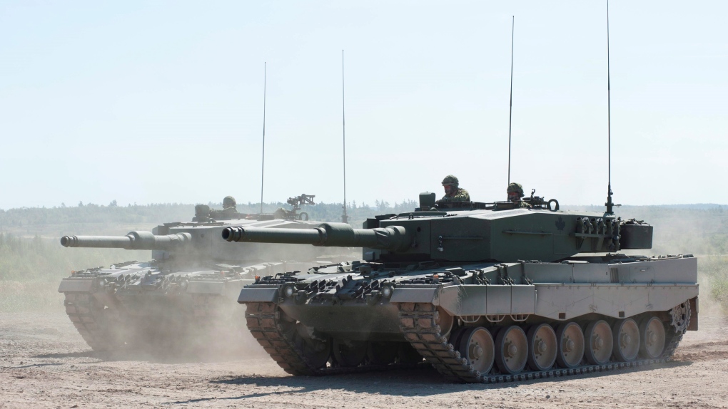 Canadian Forces Leopard 2A4 tank