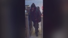 Toronto police are searching for a suspect wanted in a suspected hate crime on the TTC. (Toronto Police Service)