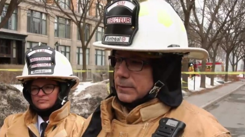 Richard Liebmann, chief director of the Montreal fire department.