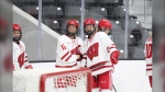 Grace and Sophie Shirley have played together for the University of Wisconsin (U of W) Badgers for four years. (Courtesy: Grace and Sophie Shirley)