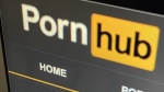The Pornhub website is shown on a computer screen in Toronto on Wednesday, Dec. 16, 2020. PornHub parent company MindGeek is being acquired by private equity firm Ethical Capital Partners.THE CANADIAN PRESS