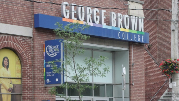 Part of George Brown College is seen in Toronto on Tuesday, July 9, 2013. THE CANADIAN PRESS/Colin Perkel 