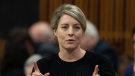 Foreign Affairs Minister Mélanie Joly rises during question period, Tuesday, Jan. 31, 2023, in Ottawa. THE CANADIAN PRESS/Adrian Wyld