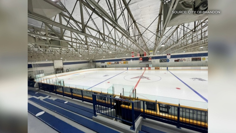 The ice plant in Brandon's Community Sportsplex was shut down on March 3, 2023, 'out of an abundance of caution' over ammonia concerns. (Source: City of Brandon)