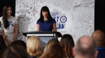 Spiring said a highlight during her time at EDW was spearheading the Winnipeg White-out Street Parties during the Winnipeg Jets' playoff runs in 2018 and 2019 (Source: Tyler Walsh, Economic Development Winnipeg)