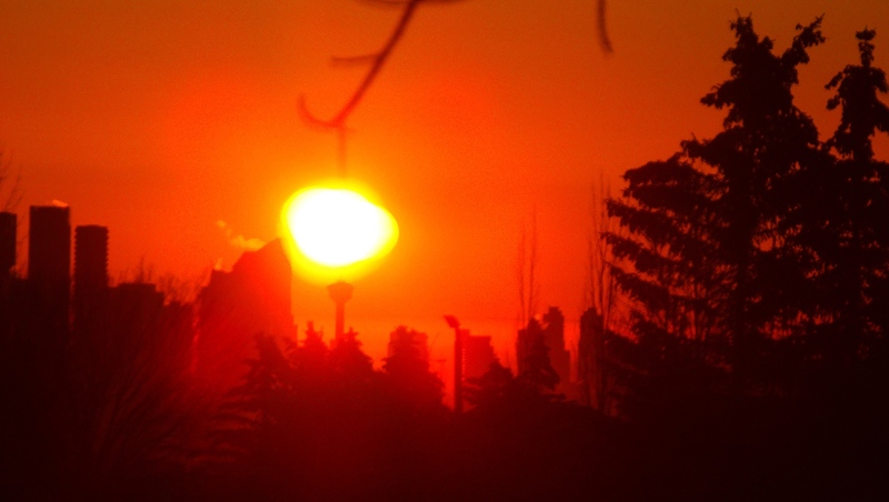 Viewer Nyckie captured this sunrise shot from Strathcona Park.