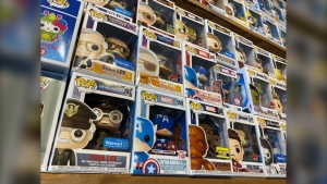 Funko Pops! featured at Hollywood Toy and Poster. (Source: Zachary Kitchen/CTV News)