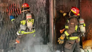 A fire in Vancouver's Downtown Eastside neighbourhood on Sunday, March 19, destroyed multiple tents and spread to a building near Main and Hastings streets. 