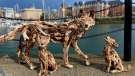 Some of the driftwood sculptures made by local artist Tanya Bub are shown. (BC SPCA)