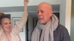 Bruce Willis sings in birthday tribute video