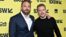 Ben Affleck (L) and Matt Damon attend the premiere of "Air" during the 2023 SXSW festival on March 18 in Austin, Texas. (Tim Mosenfelder/Getty Images)