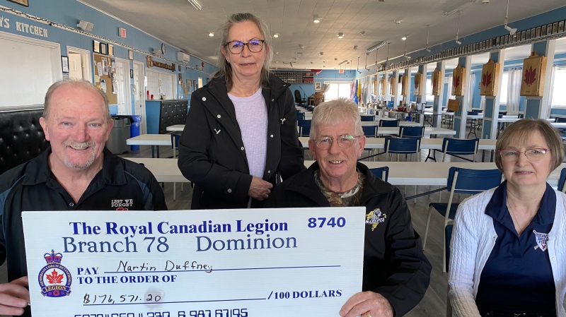 Martin Duffney of Marion Bridge, N.S., still can't believe his luck two days after winning the Chase the Ace jackpot in Dominion, N.S.