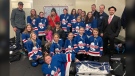 The Sackville Sirens all-female hockey team in Sackville, N.B., is made of 14 girls. Source: Facebook/ Sackville Sirens – All female hockey