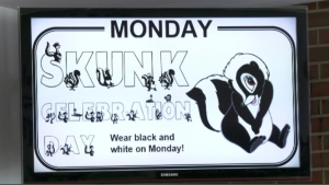 Stevenson-Britannia School celebrated Skunk Celebration Day on Monday, March 20, 2023.