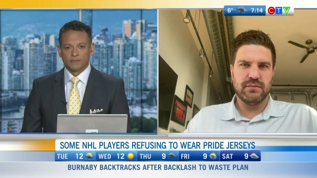 Some NHL Players Refusing to Wear Pride Jerseys