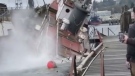 WATCH: Derelict boat sinks in Seattle