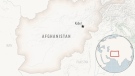 This is a locator map for Afghanistan with its capital, Kabul. (AP Photo)