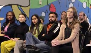 On the International Day for the Elimination of Racial Discrimination, the group called Timmins Together hosted a symposium. The agenda included a speech by Councillor Kristin Murray and a discussion panel featuring local newcomers who shared some of their discriminatory experiences in the city. (Photo from video)