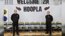The Holzer brothers have played at Hoopla before but this will be the first year they all ref the games. (Photo supplied)
