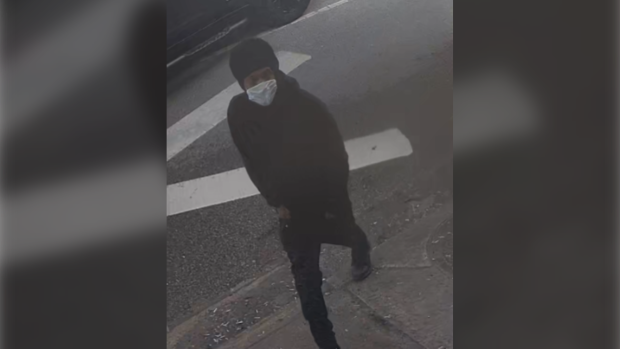 London police are looking for this suspect who allegedly stabbed a man in central London, Ont. on March 21, 2023. (Source: London Police Service)