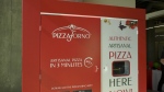 Robotic pizza vending machine