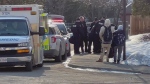 Sudbury police arrest downtown robbery suspect. March 22/23 (Kent Guindon/CTV Northern Ontario)