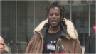 Devon Fowlin was left in critical condition after he was shot at multiple times by a Toronto police officer late last month.